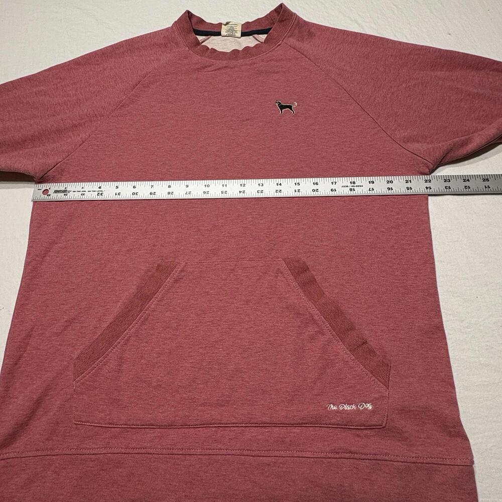 The Black Dog Sweatshirt Crewneck Sweater Salmon Pockets - Mens Med. - Picture 8 of 9
